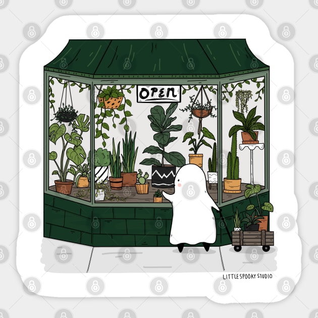 Plant Shop Sticker by Little Spooky Studio